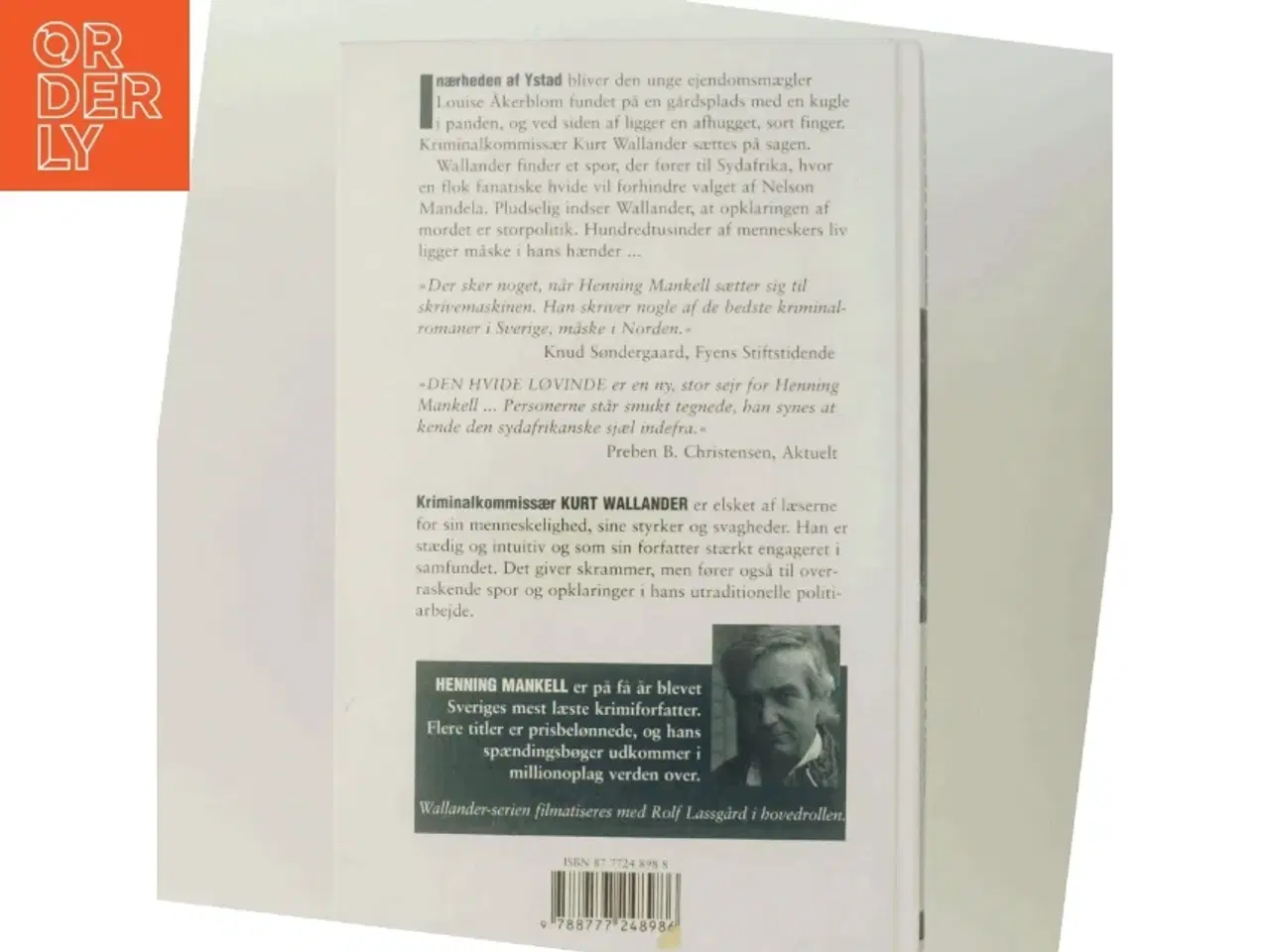 Billede 3 - Den hvide løvinde af Henning Mankell (Bog)