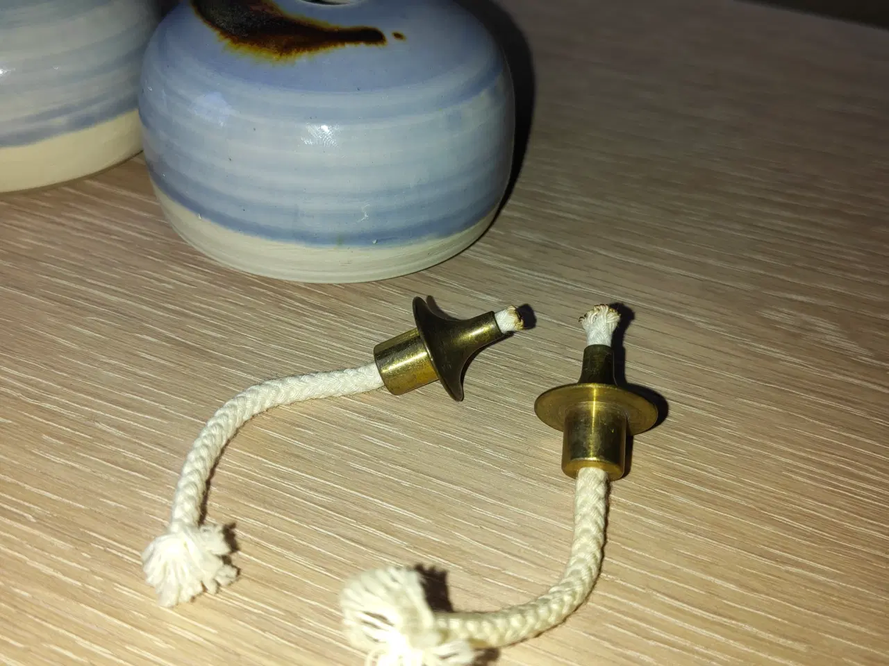 Billede 4 - 2 flotte keramik olielamper