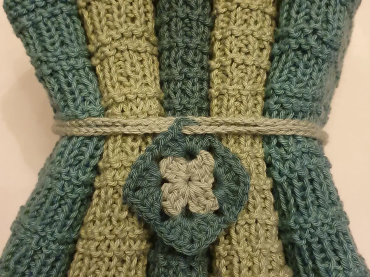 Billede 1 - Hjemmestrikket karklude vaskeklude, værtindegave