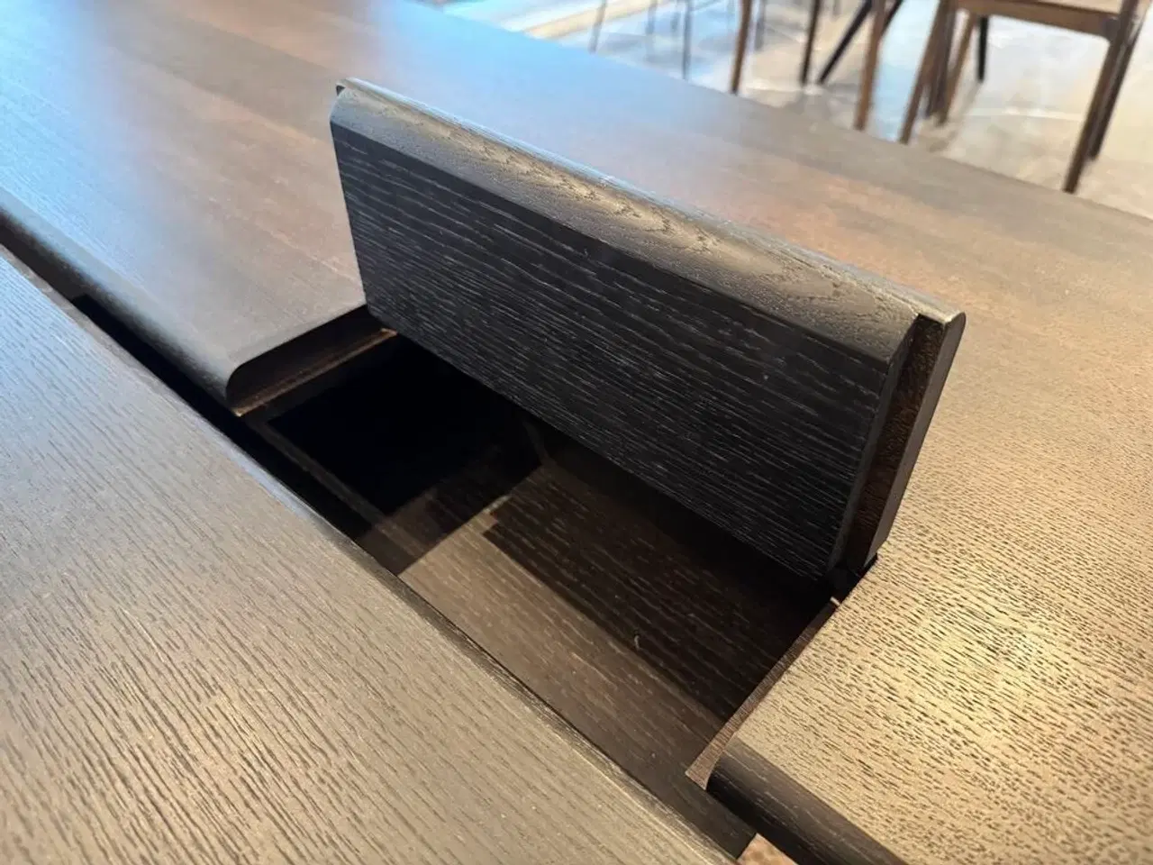 Billede 7 - Plankebord i massiv røget eg