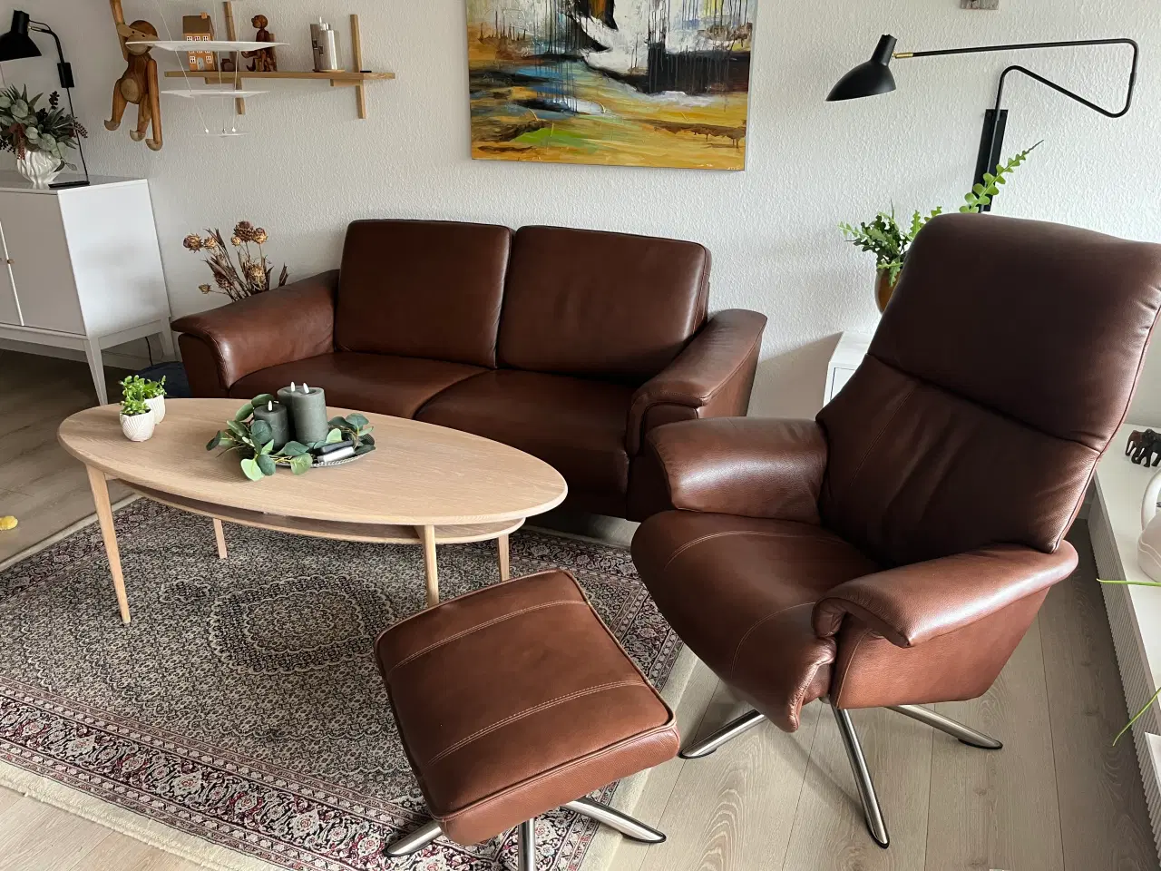 Billede 3 - Hjort Knudsen sofa 2 1/2 personer og hvilestol