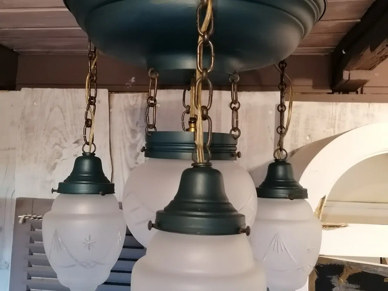 Billede 3 - Antik loftslampe