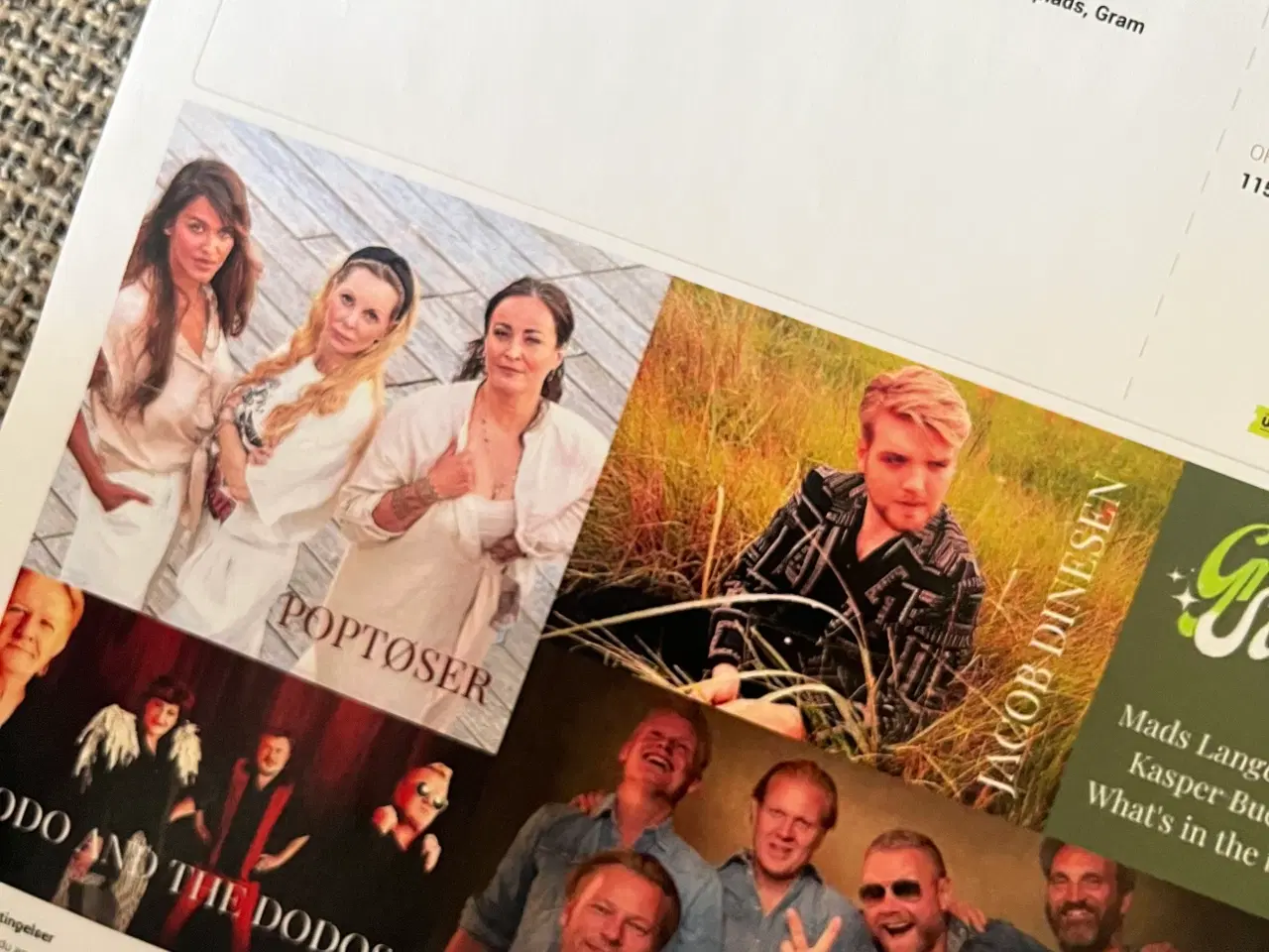 Billede 1 - Koncertbilletter Gram Slot Sommerkoncert 31/5