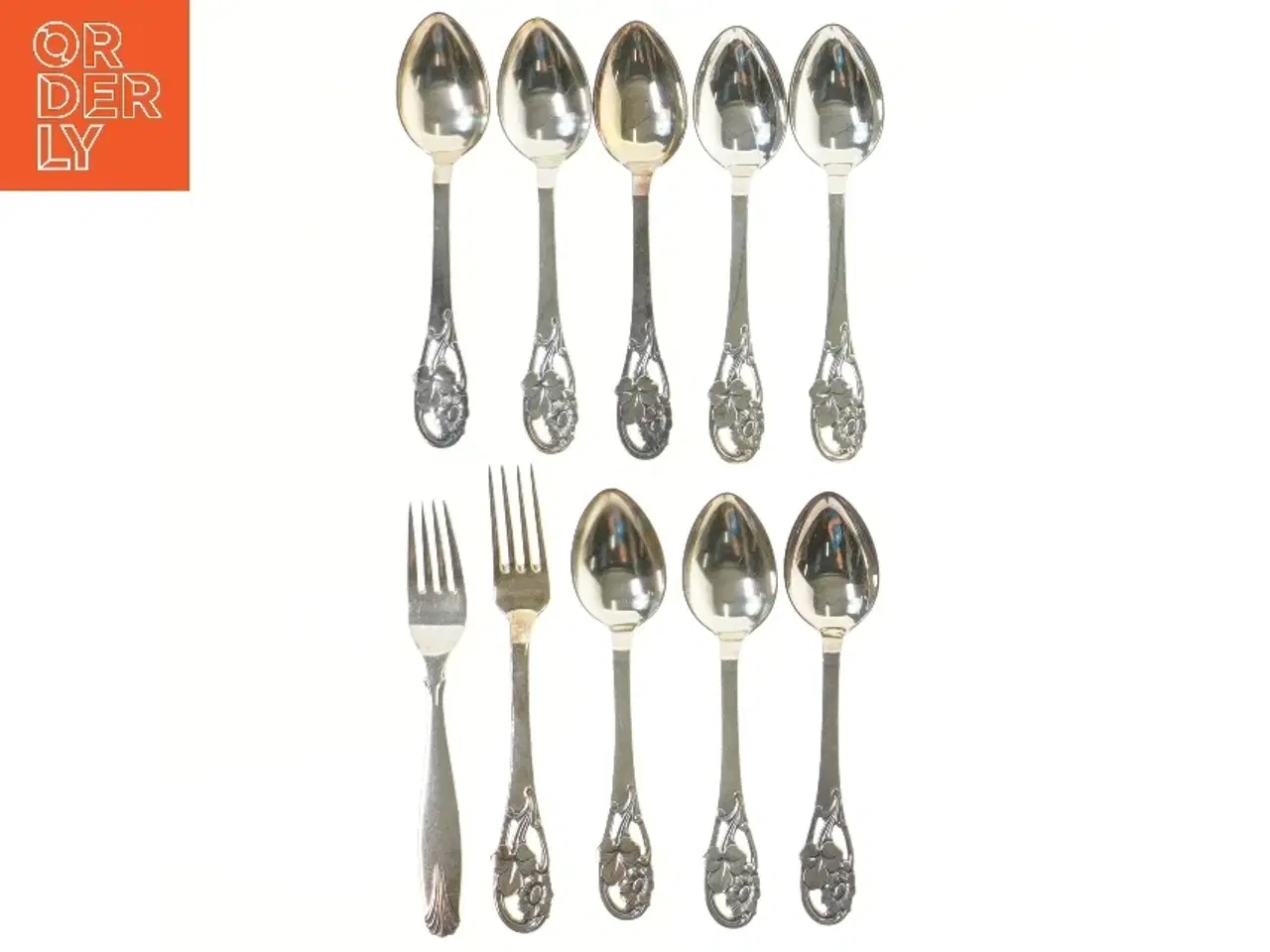 Billede 2 - Bestik sæt med skeer og gafler (str. 18-20 cm)