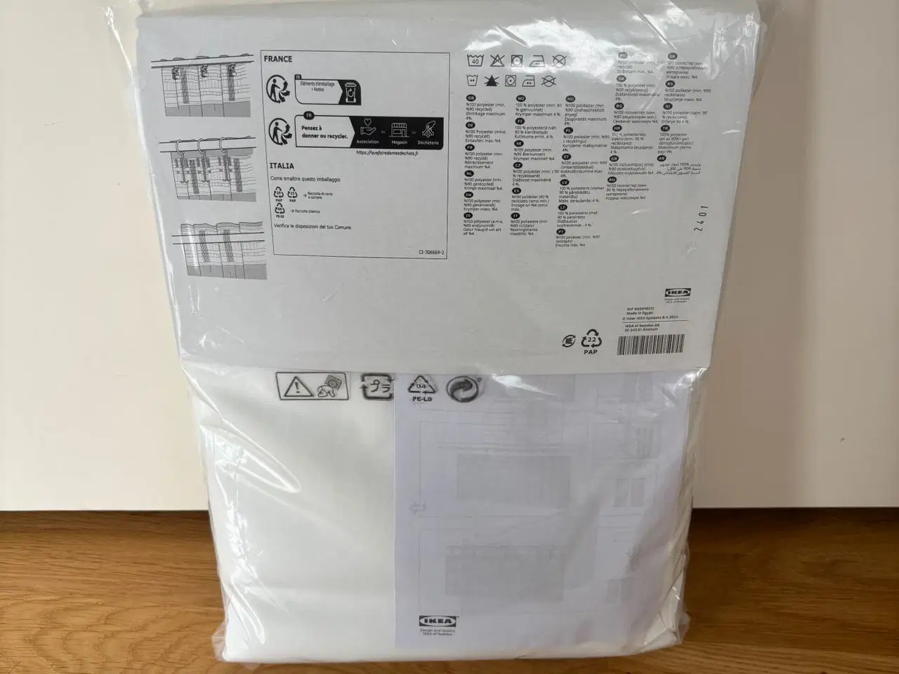 Billede 3 - IKEA HILJA Gardiner, 145x250 cm et par inkluderet