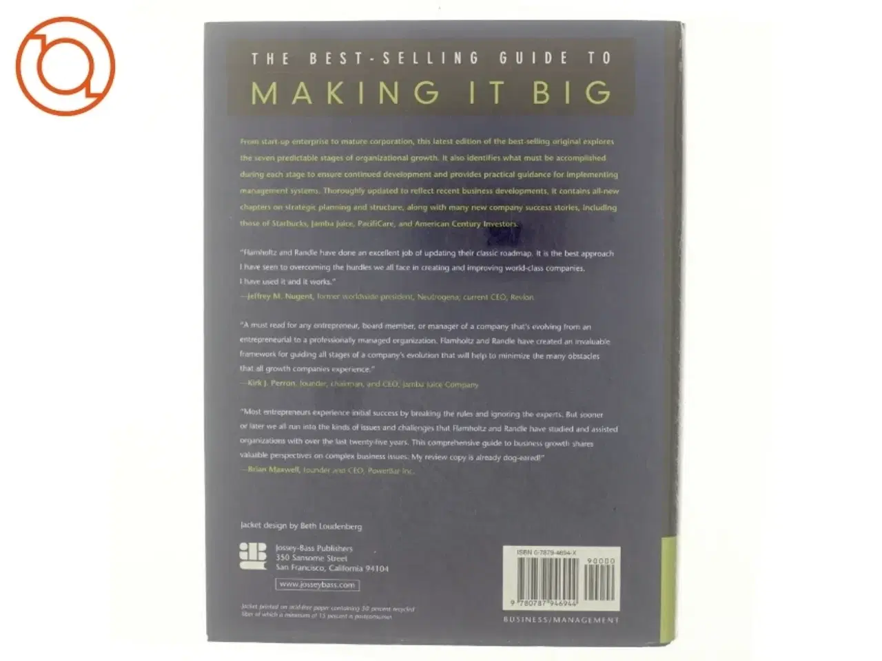 Billede 3 - Growing pains : Transitioning from an entrepreneurship to a professionally managed firm (Bog)