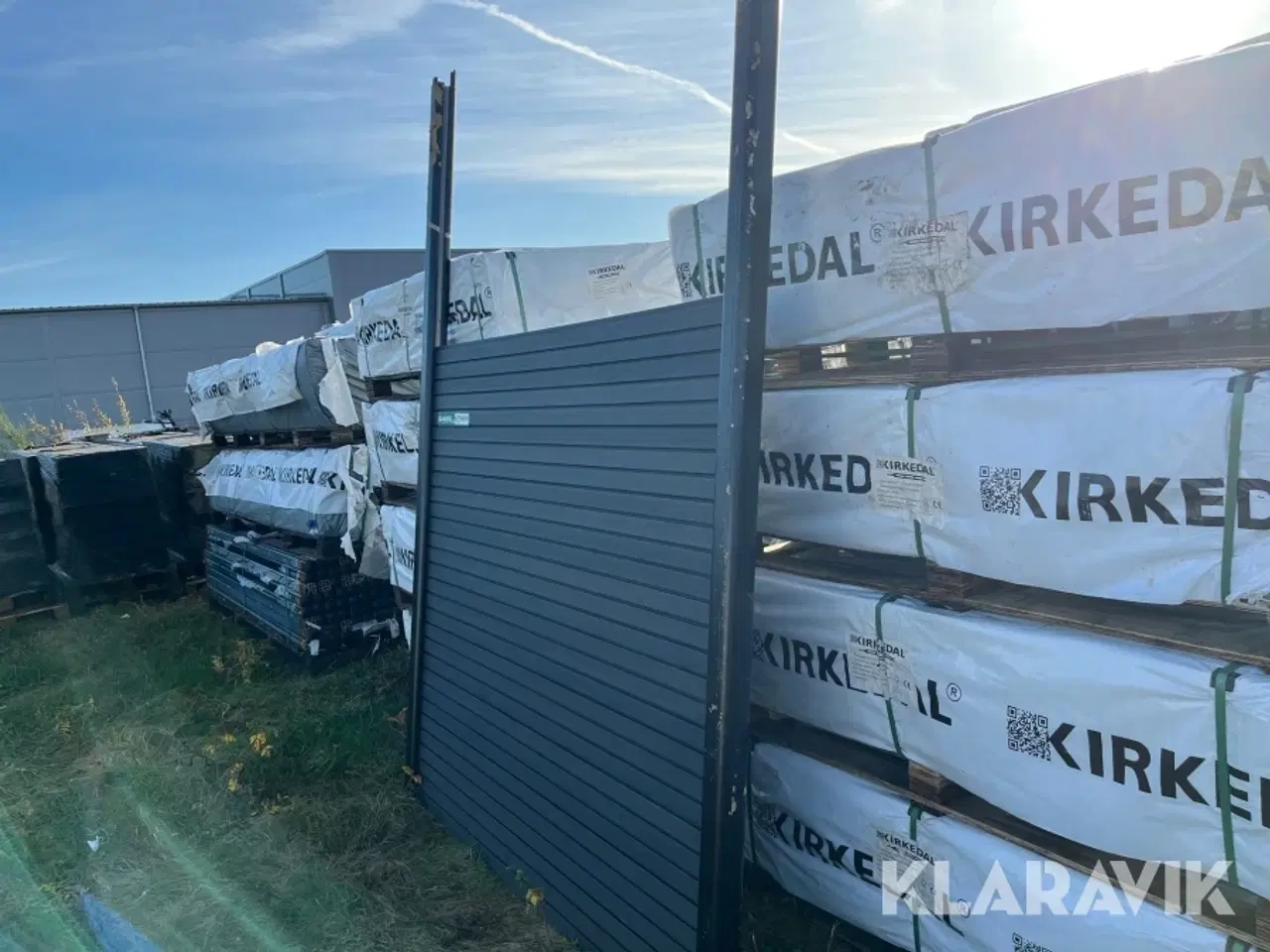 Billede 1 - Komposit hegn Kirkedal Grå/sort 10 fag