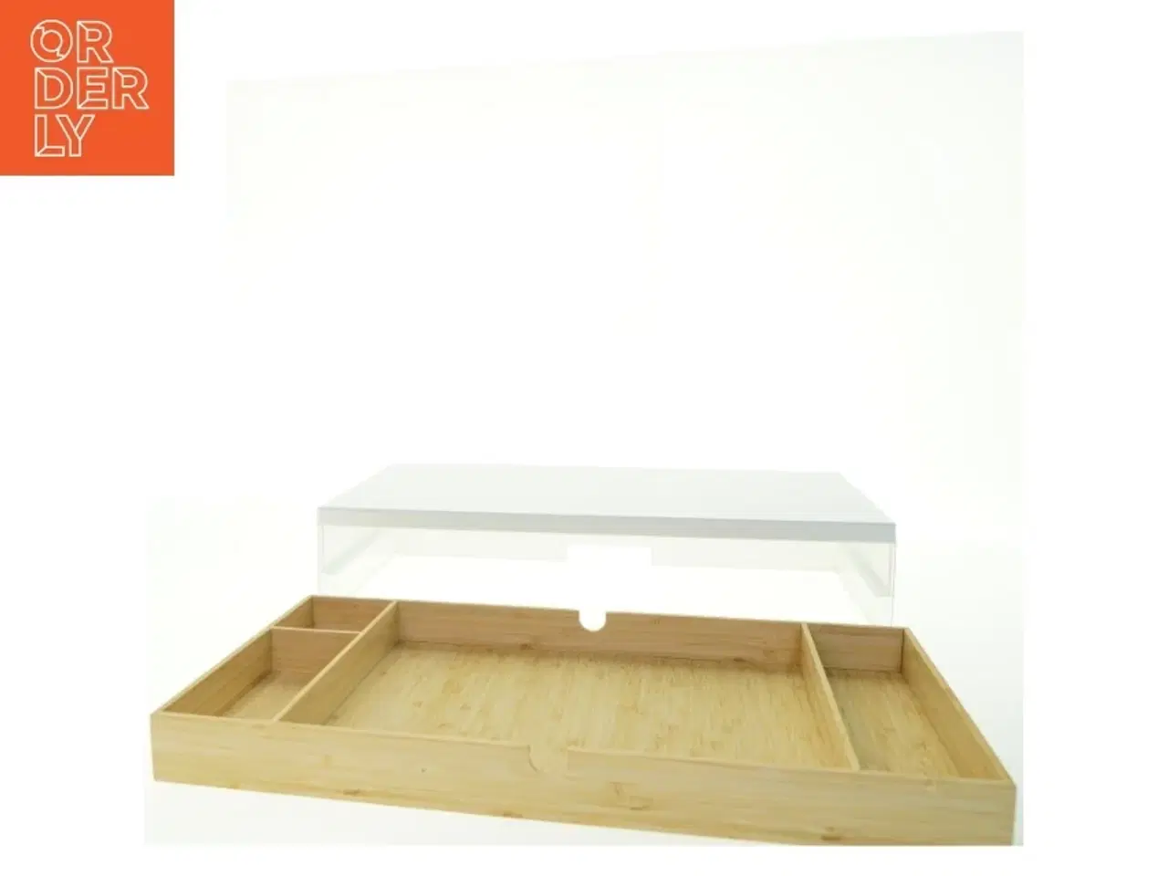 Billede 2 - Skærmhylde med skuffe- og hyldeenhed til opbevaring fra IKEA ELLOVEN