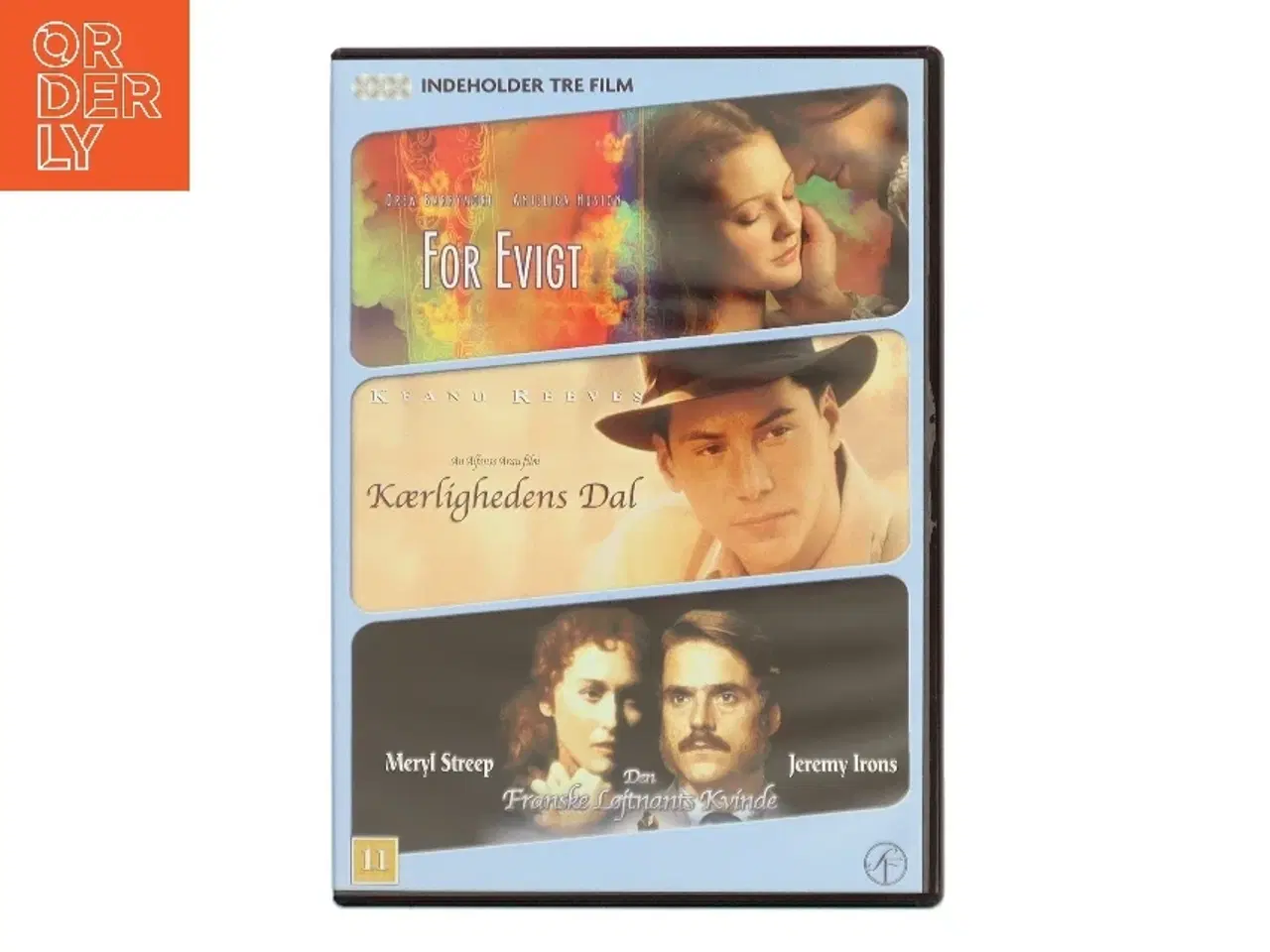 Billede 1 - For Evigt / Kærlighedens Dal / Den Franske Løjtnants Kvinde med Drew Barrymore (DVD)