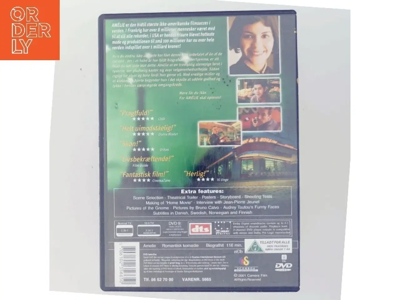 Billede 3 - Amelie med Audrey Tautou (DVD)