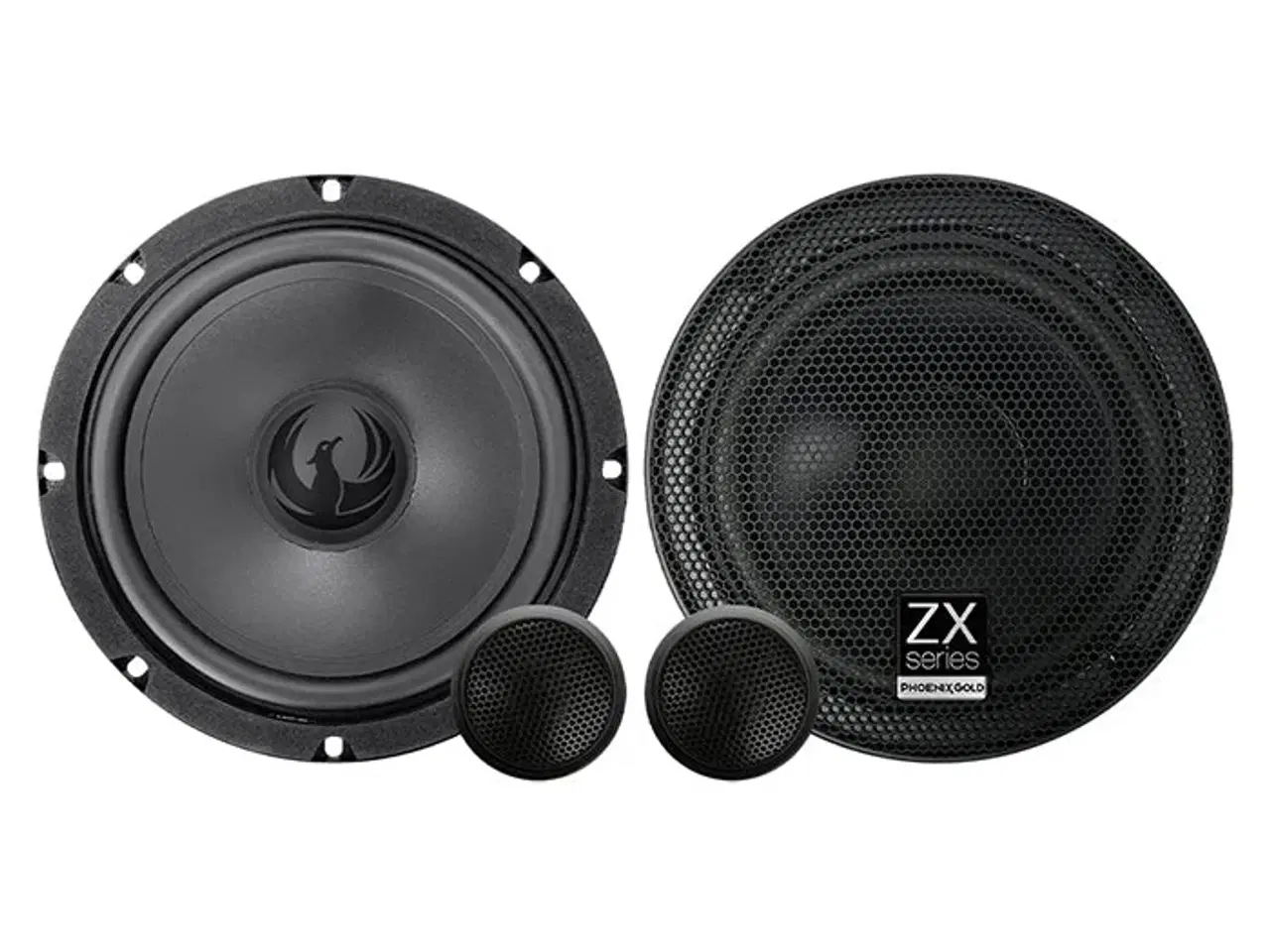 Billede 1 - Phoenix Gold 165mm 2-vejs Komponent Højttalere 160W