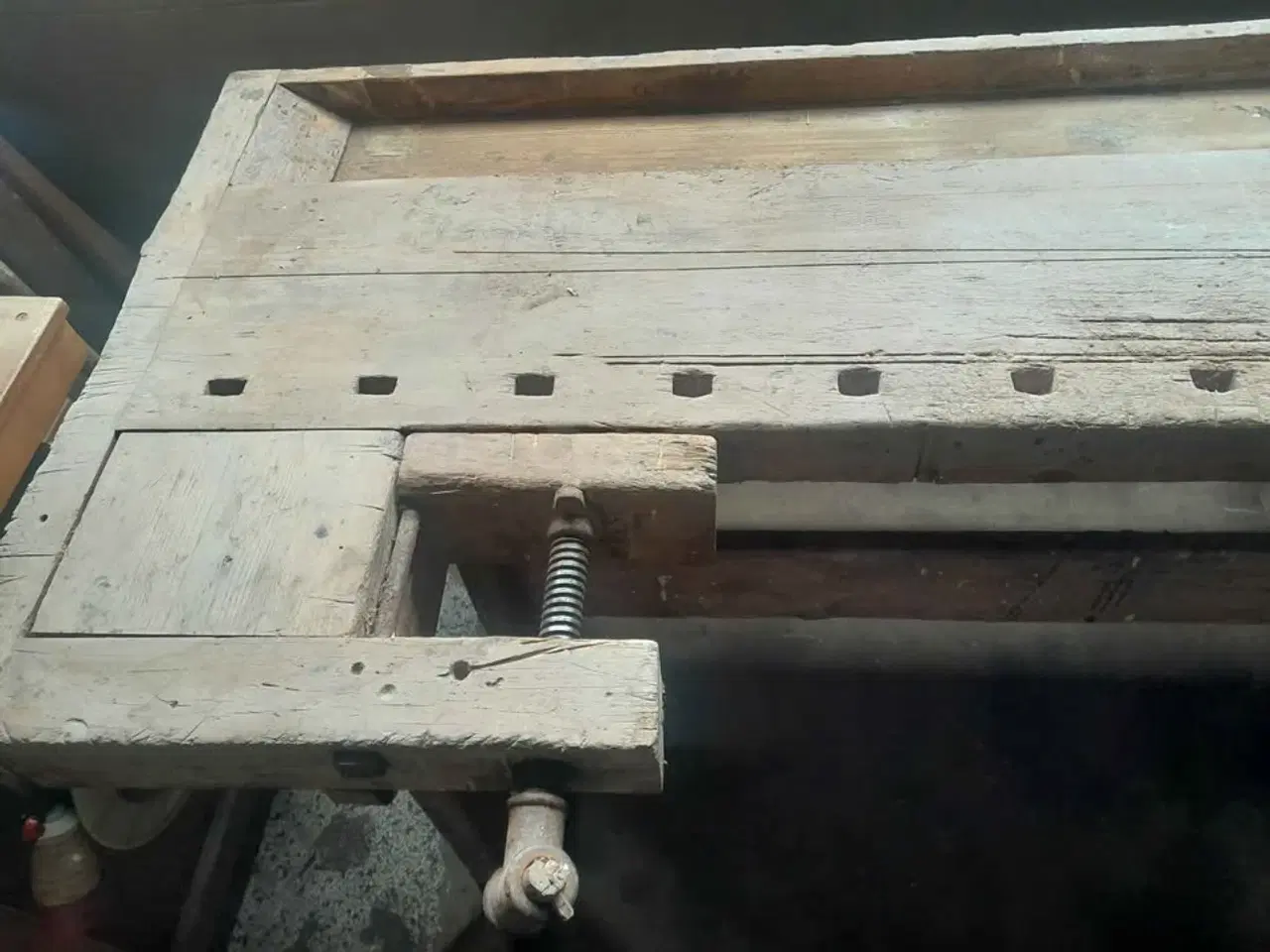 Billede 2 - Høvlbænk / arbejdsbord 