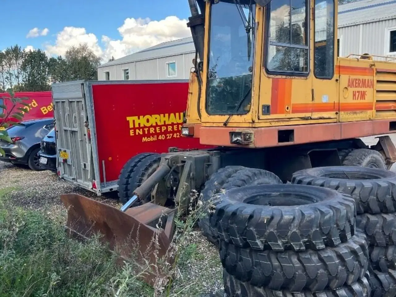 Billede 1 - Åkerman H7 MC Åkerman H7 Gravemaskine Med Hjultræk