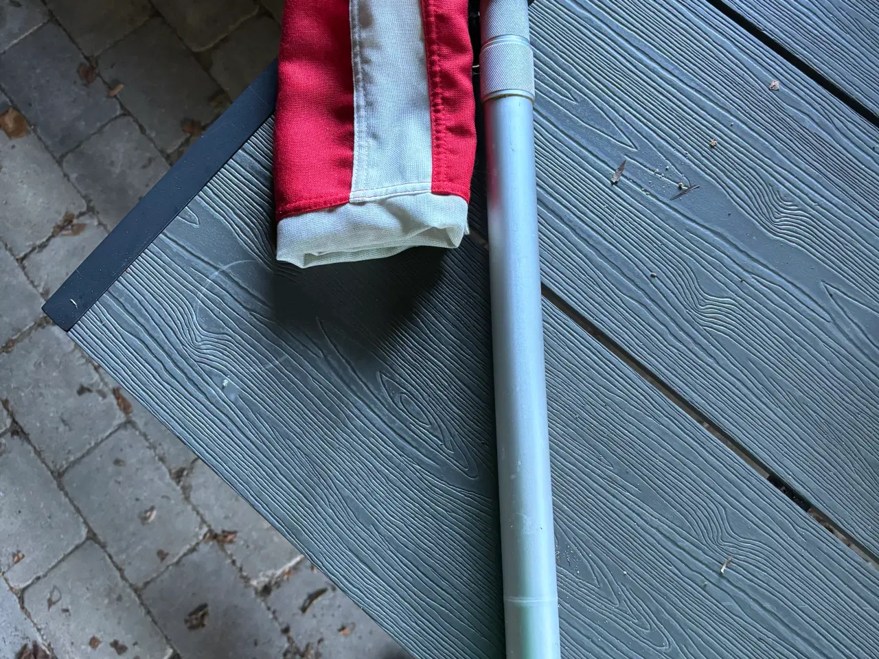 Billede 3 - Teleskop flagstænger med dannebrogsflag 