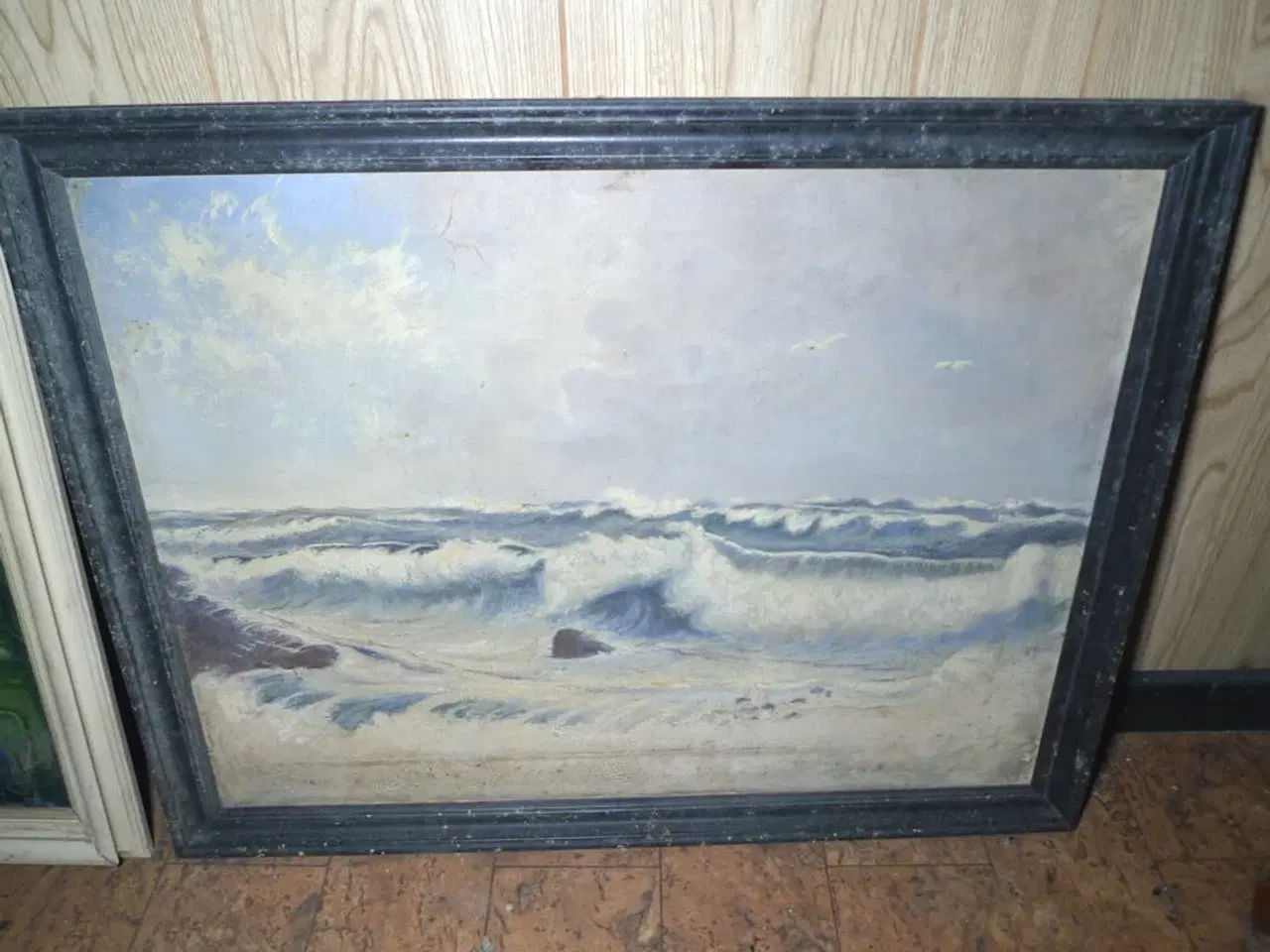 Billede 4 - 14 stk. malerier i rammer ass. str.