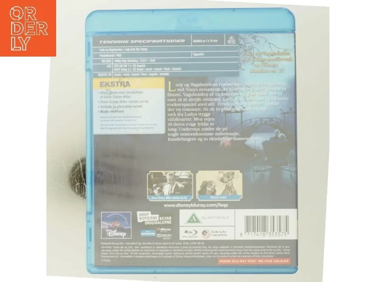 Billede 3 - Lady og Vagabonden Blu-Ray (DVD)