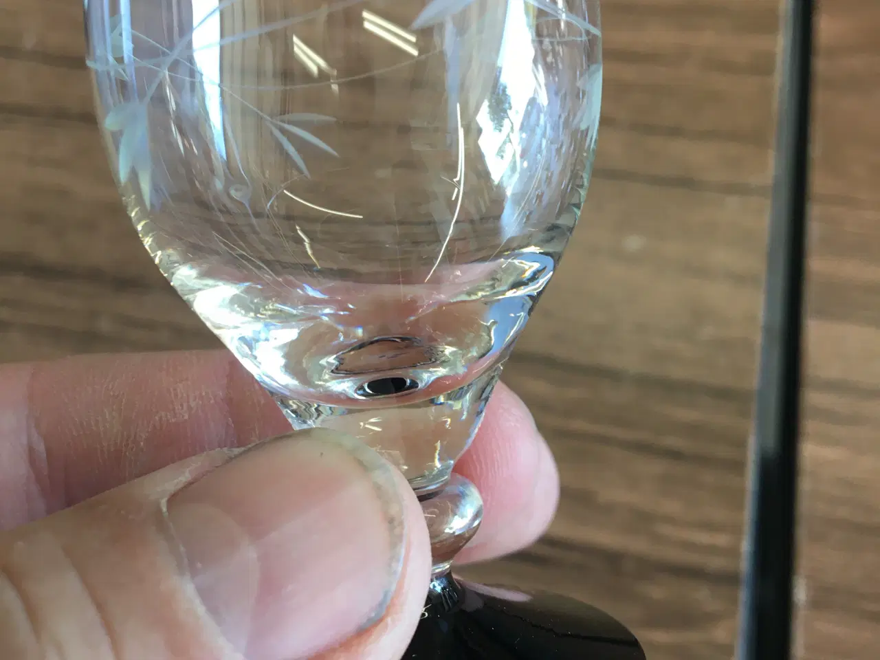 Billede 4 - Snapseglas Holmegaard Ranke med sort fod