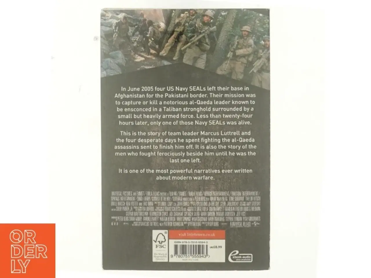 Billede 3 - Lone survivor : the incredible true story of Navy SEALs under siege af Marcus Luttrell (Bog)