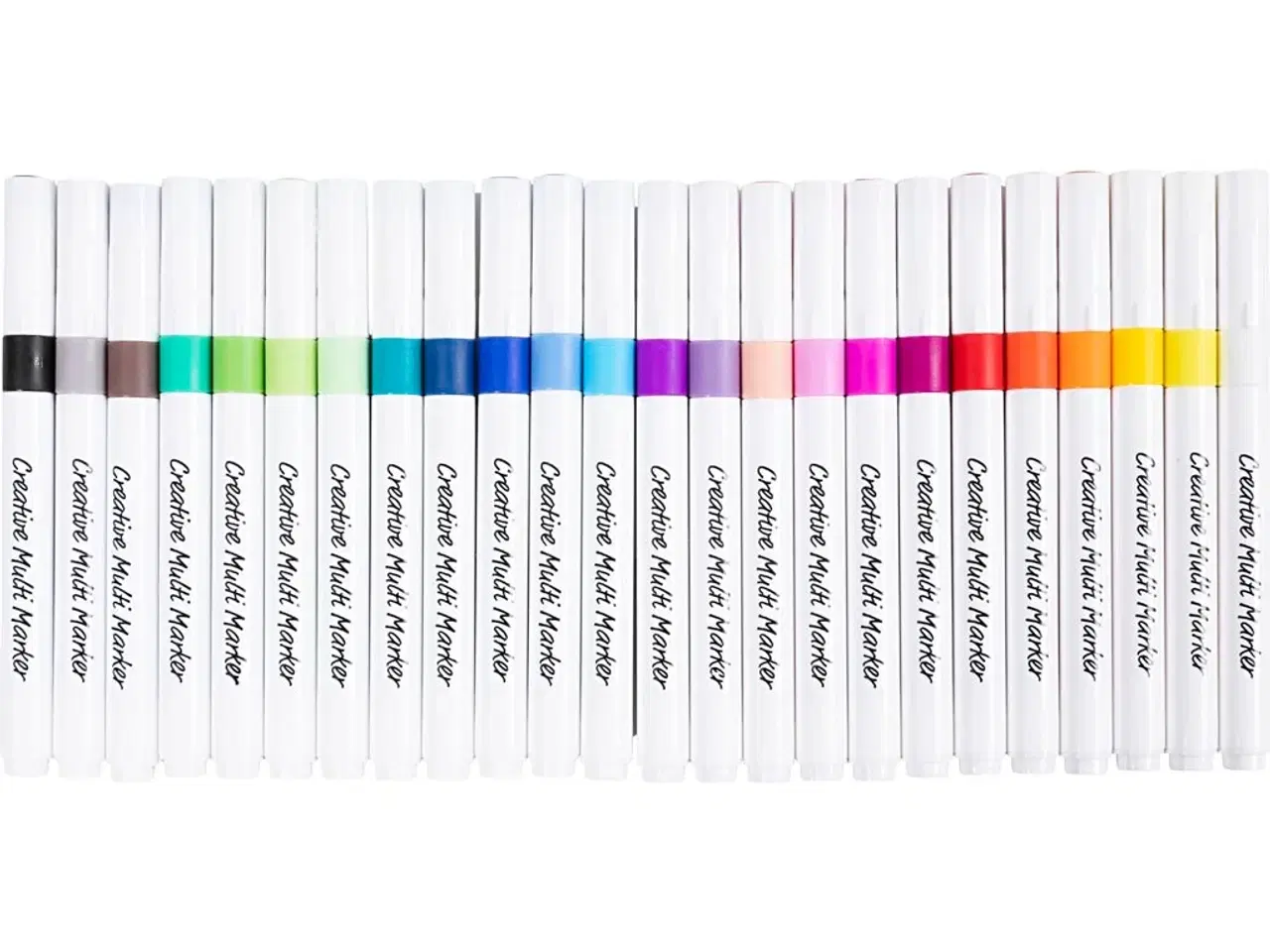 Billede 1 - Kreativ Multi Tusch, streg 4 mm, ass. farver, 24 stk./ 1 pk.