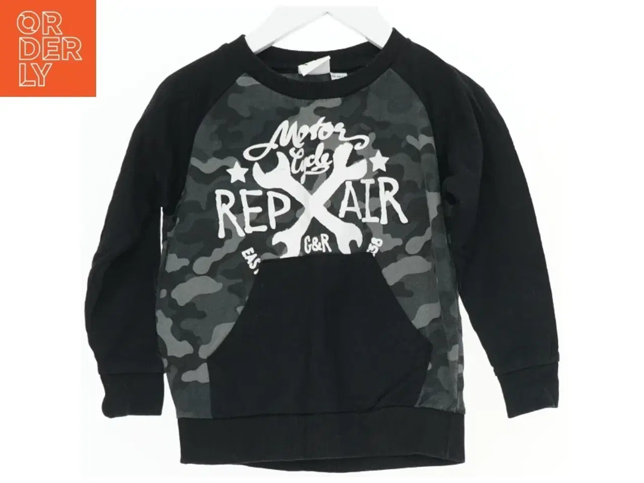 Billede 1 - Sweatshirt med camouflagemønster fra VRS (str. 104)