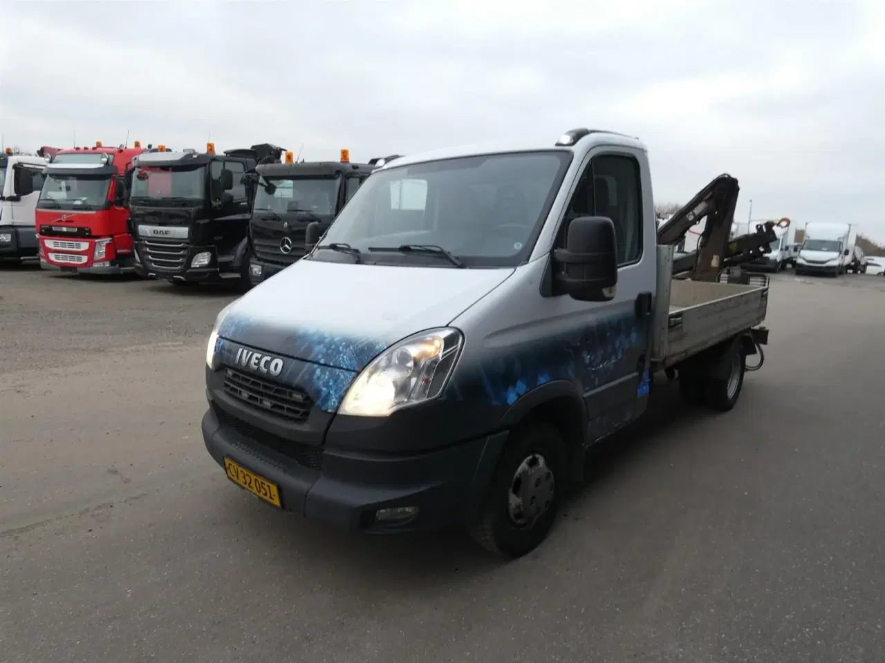 Billede 4 - Iveco Daily KRANBIL 3,0 D 35C15L, 5-g 146HK Ladv./Chas. Man.