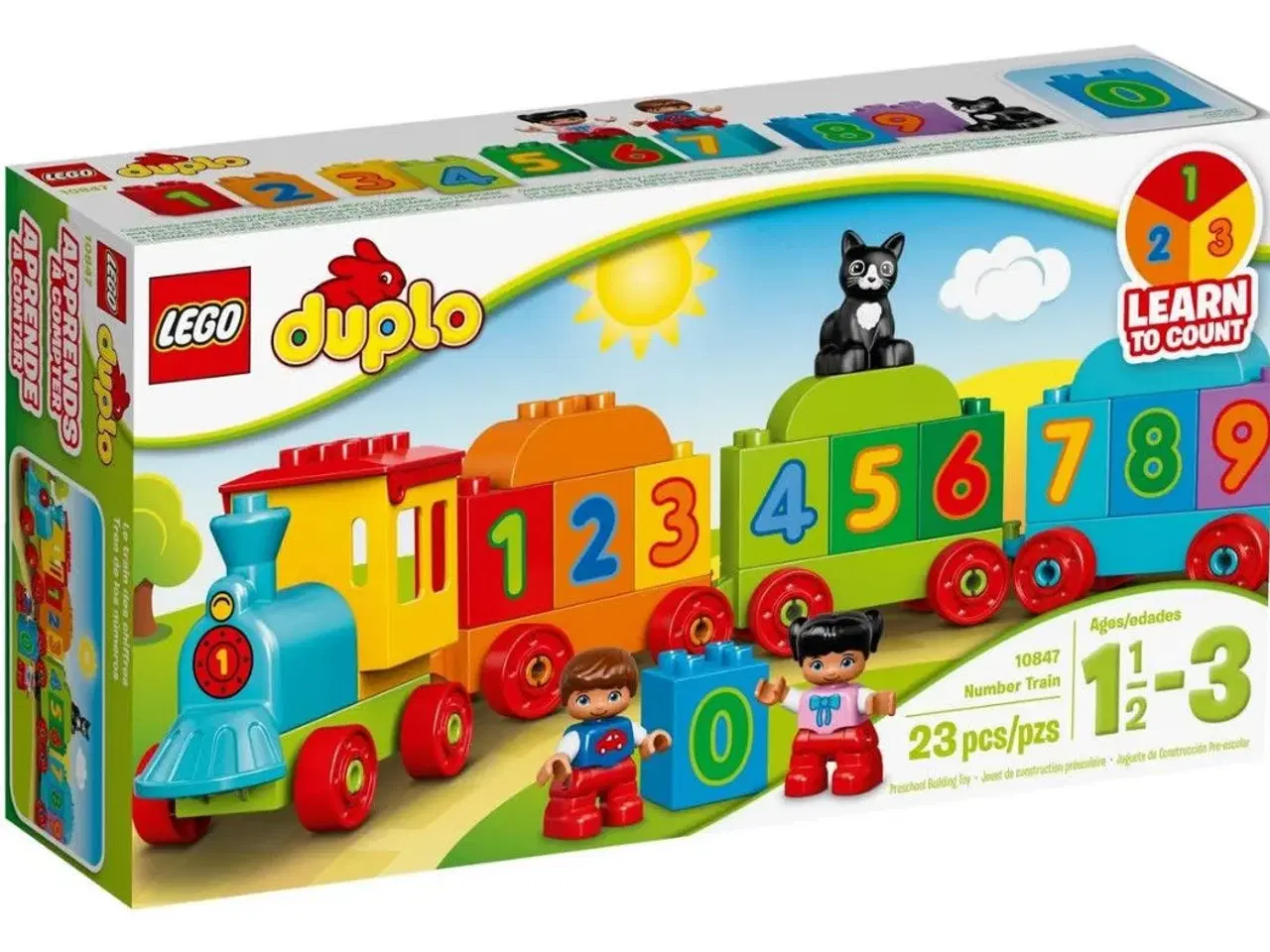 Billede 1 - Lego Duplo Tog med tal