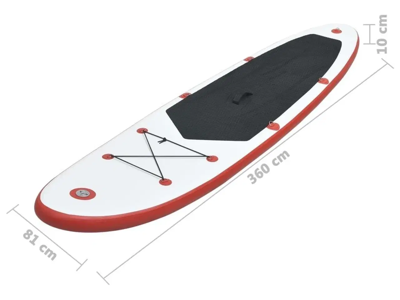 Billede 8 - Paddleboard oppusteligt rød og hvid