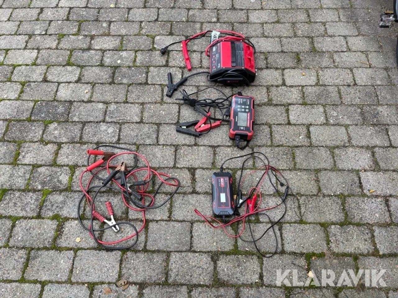 Billede 8 - Bilbatteriopladere 3 styk + startkabler