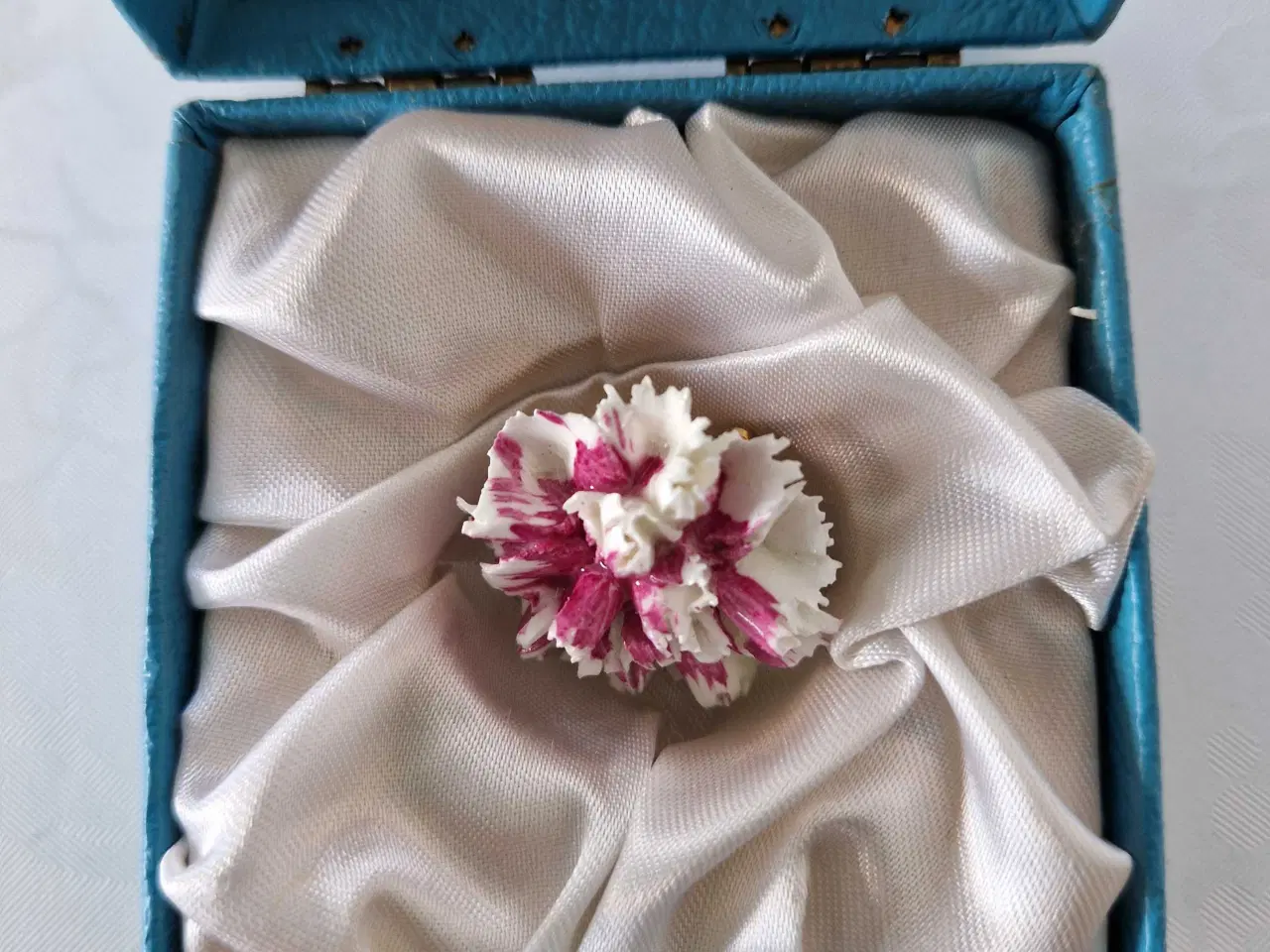 Billede 2 - Håndlavet vintage broche I glas 