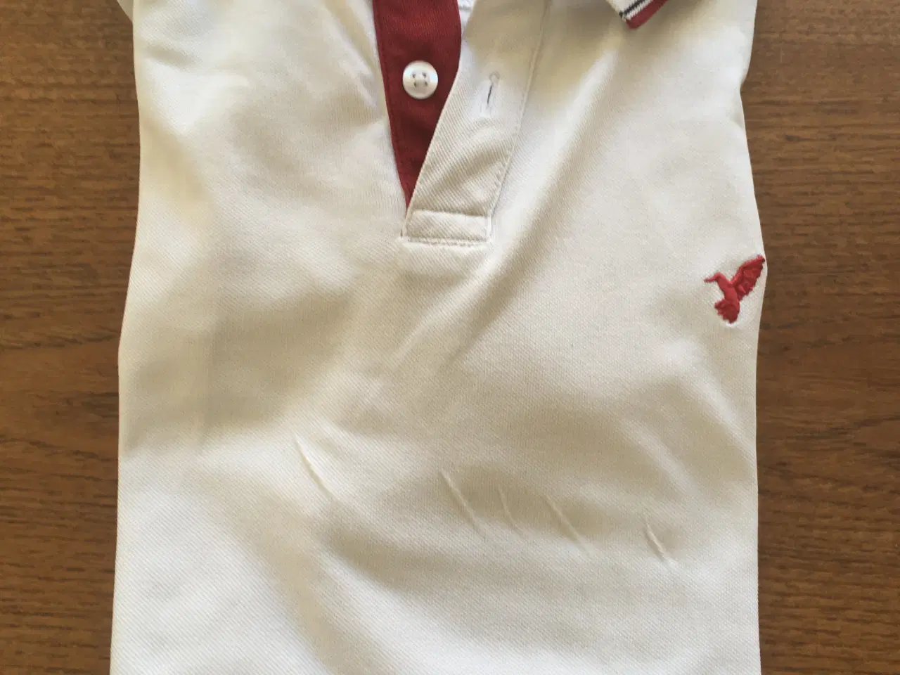 Billede 3 - Hvid polo-shirt med korte ærmer. Pier One. XL