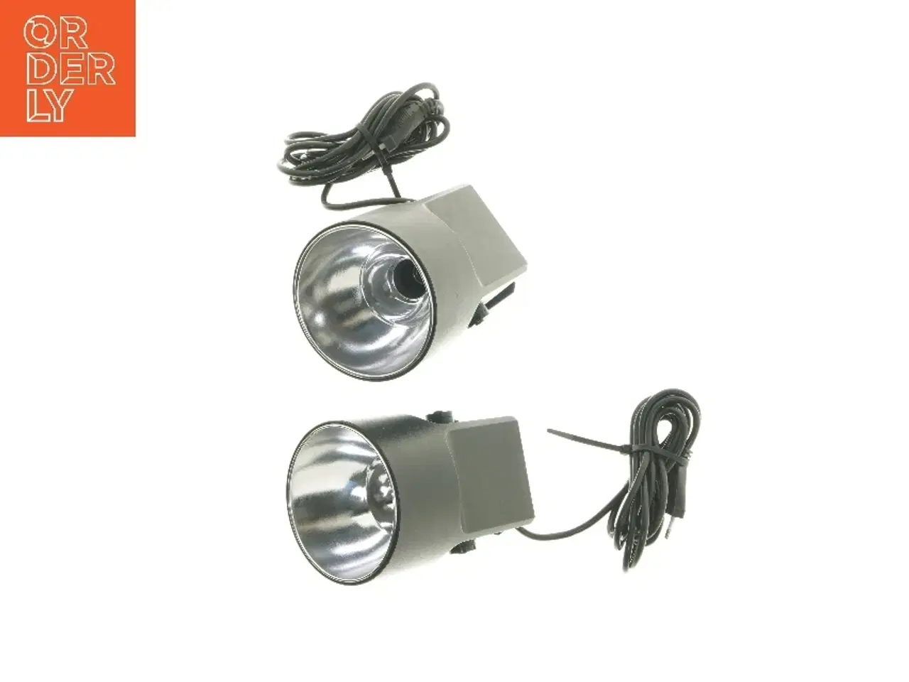 Billede 4 - Par af sorte spotlights (str. Ø 11x21 cm)