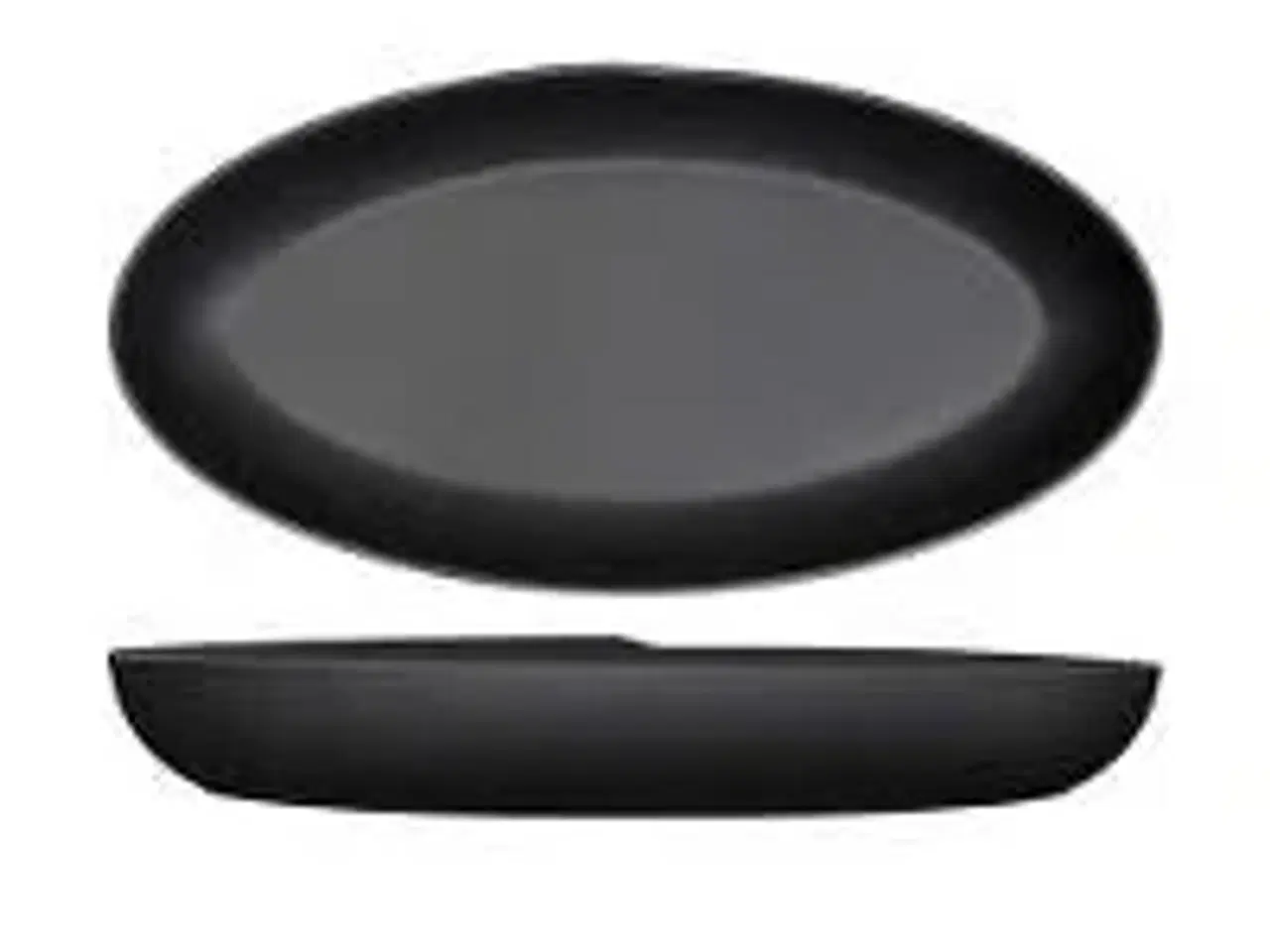 Billede 1 - 2 stk. Fad melamin mat sort B550 x D275 x H75mm Copenhagen