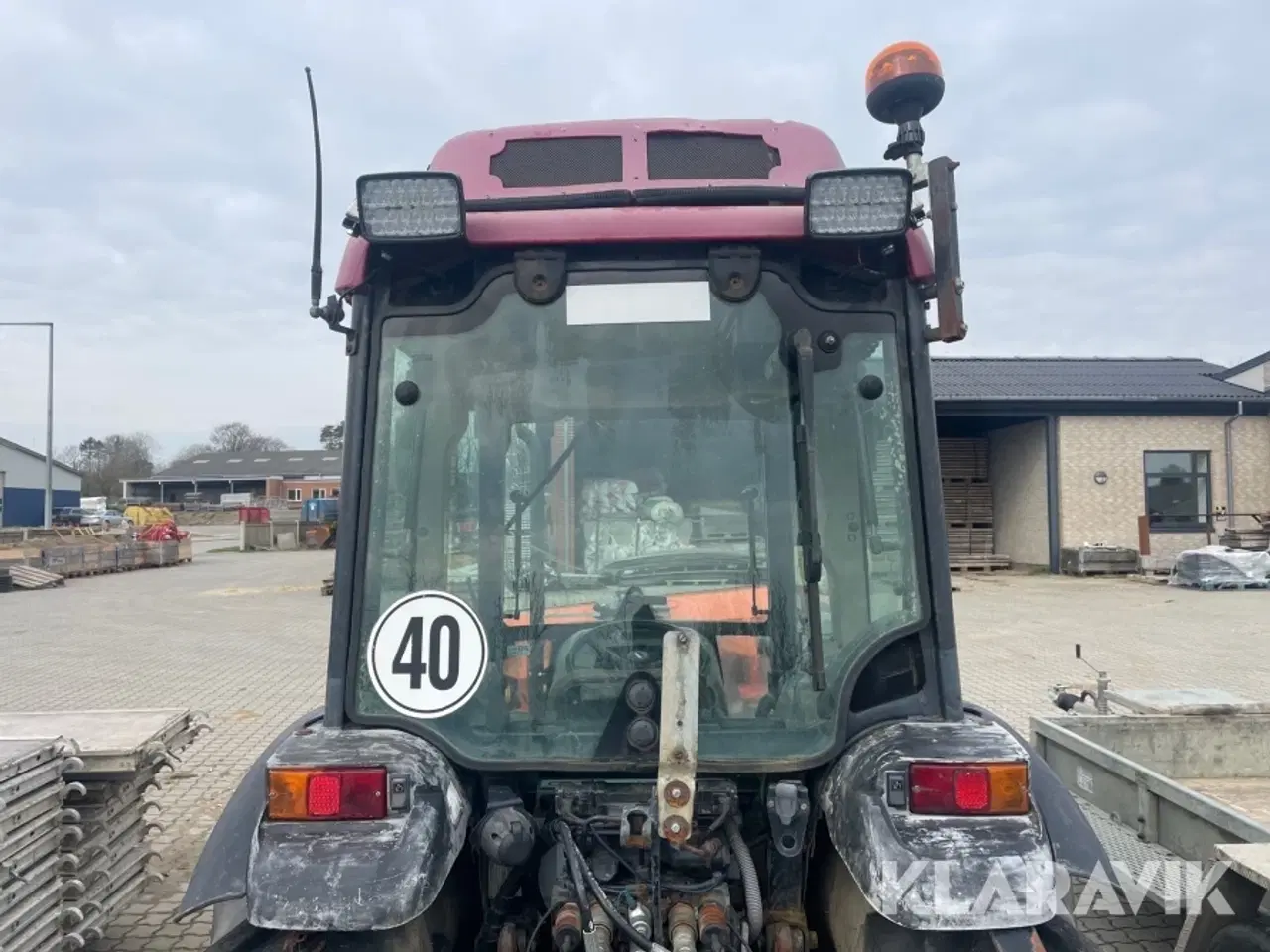 Billede 6 - Traktor Case JX1070N med kost