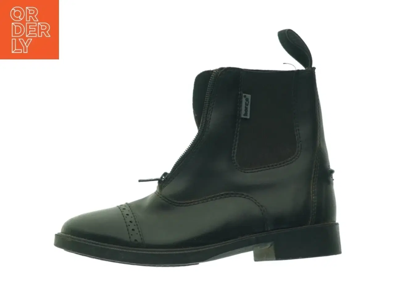 Billede 5 - Sorte læderstøvler fra Horze (str. 34)