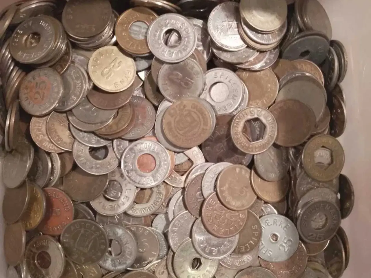 Billede 5 - Spille mønter / poletter usorteret