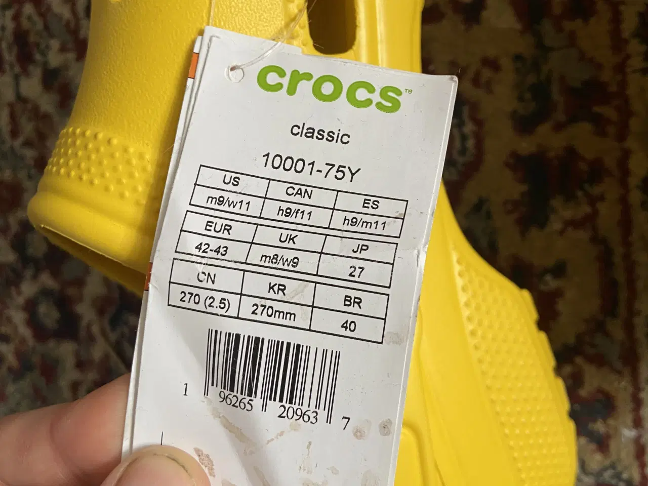 Billede 2 - Crocs gule (Limited Snapchat edition)