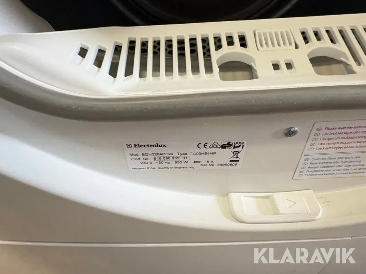 Billede 7 - Tørretumbler Electrolux EDH3284PDW