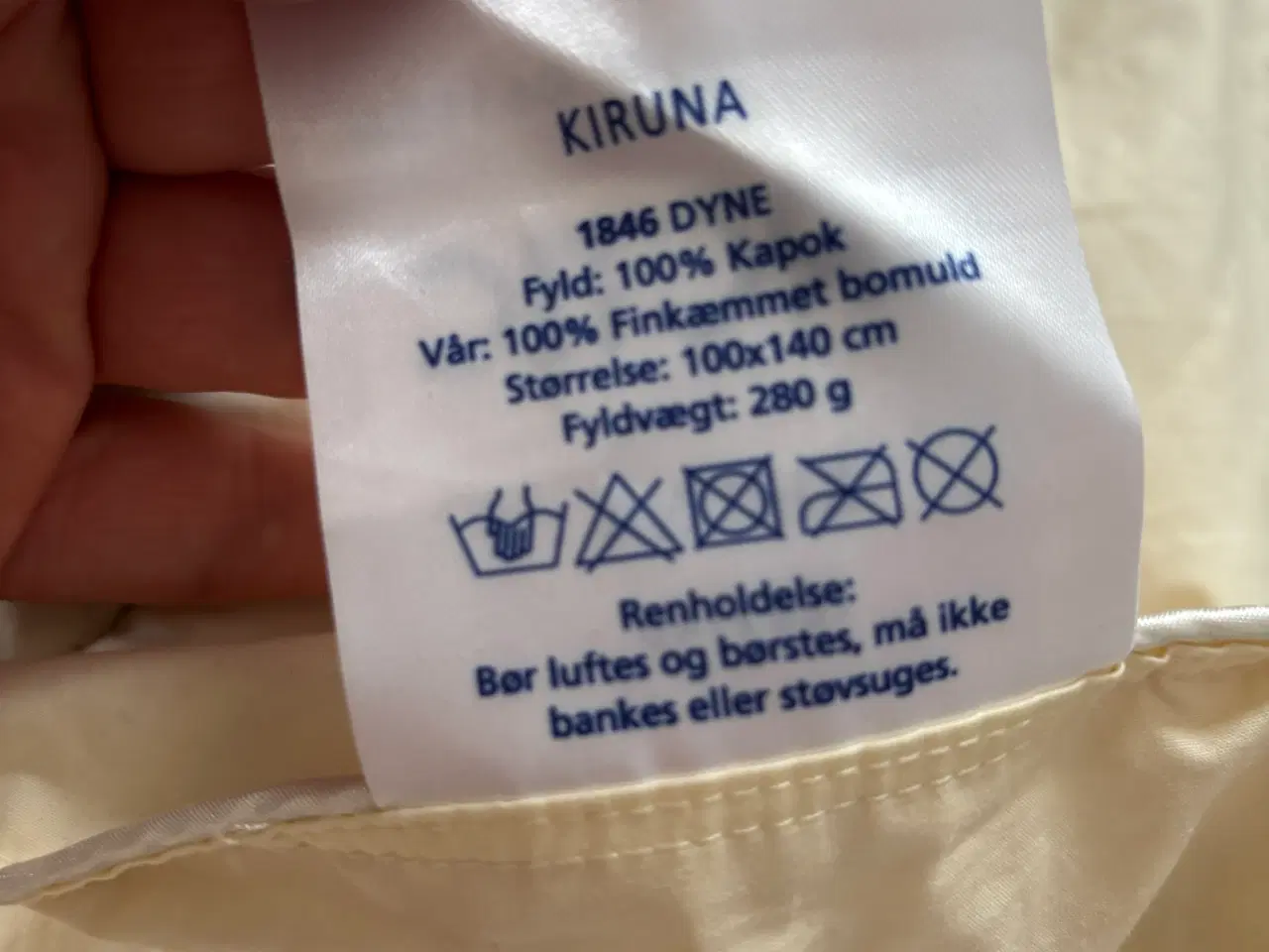 Billede 5 - Junior Dyne og pude med kapok fyld og sengetøj
