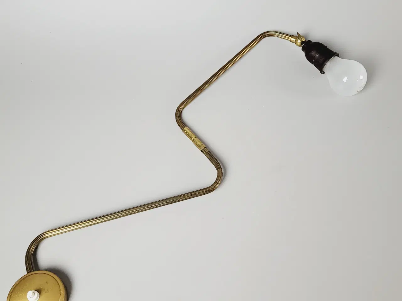 Billede 5 - ⭐️· Vintage Væglampe / Udtrækslampe af E.S. Horn -