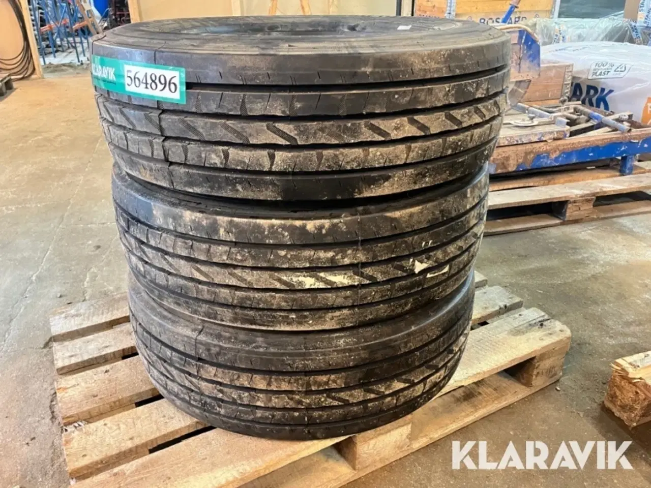 Billede 2 - Lastvognsdæk Continental Conti Hybrid HT3 245/70R19,5 -3 stk