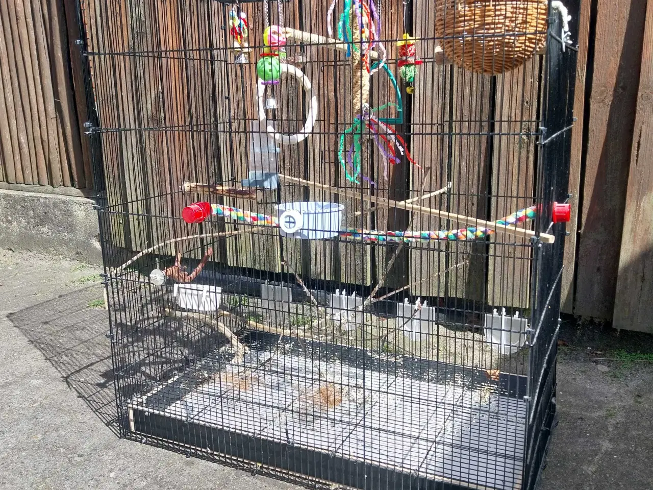 Billede 3 - Fuglebur 86 x 76 x 45 cm