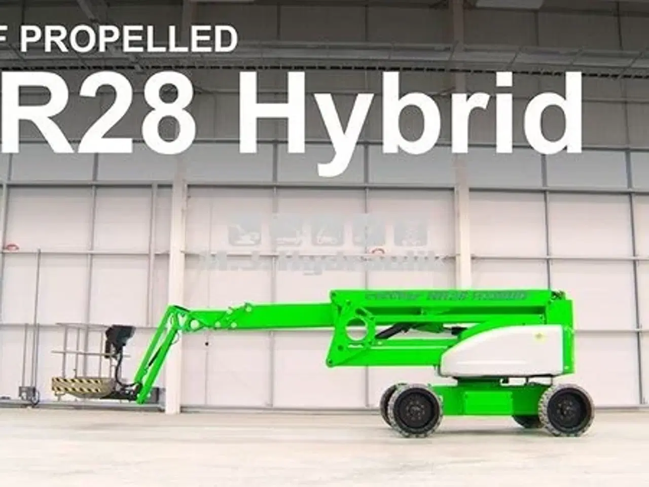 Billede 1 - Knækarms-bomlift - Nifty HR28 Hybrid 4x4