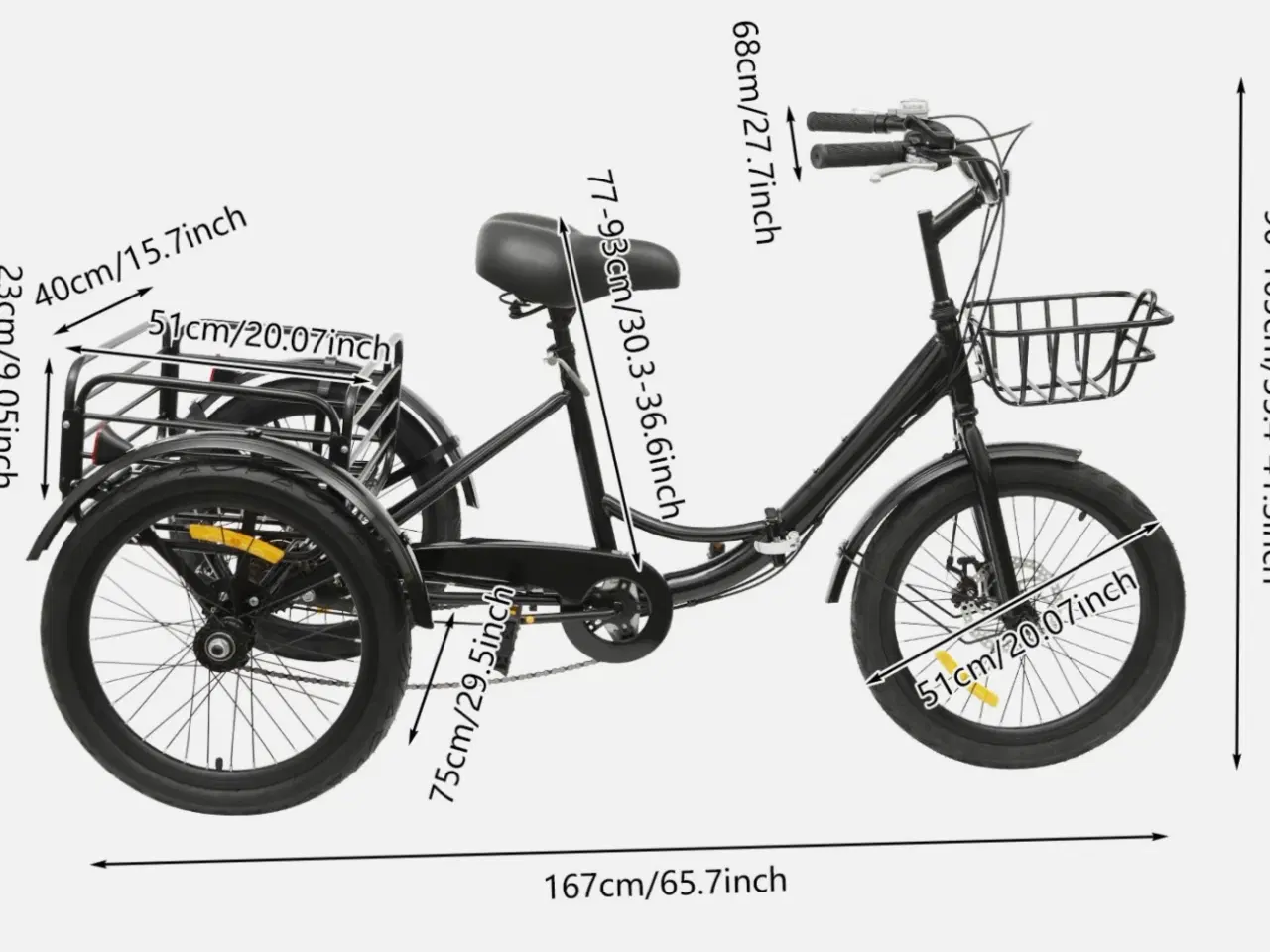 Billede 10 - Kraftig Seniorcykel, kan leveres i hele landet!