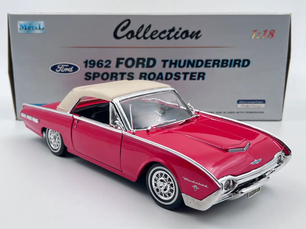 Billede 1 - 1962 Ford Thunderbird Sports Roadster 1:18 