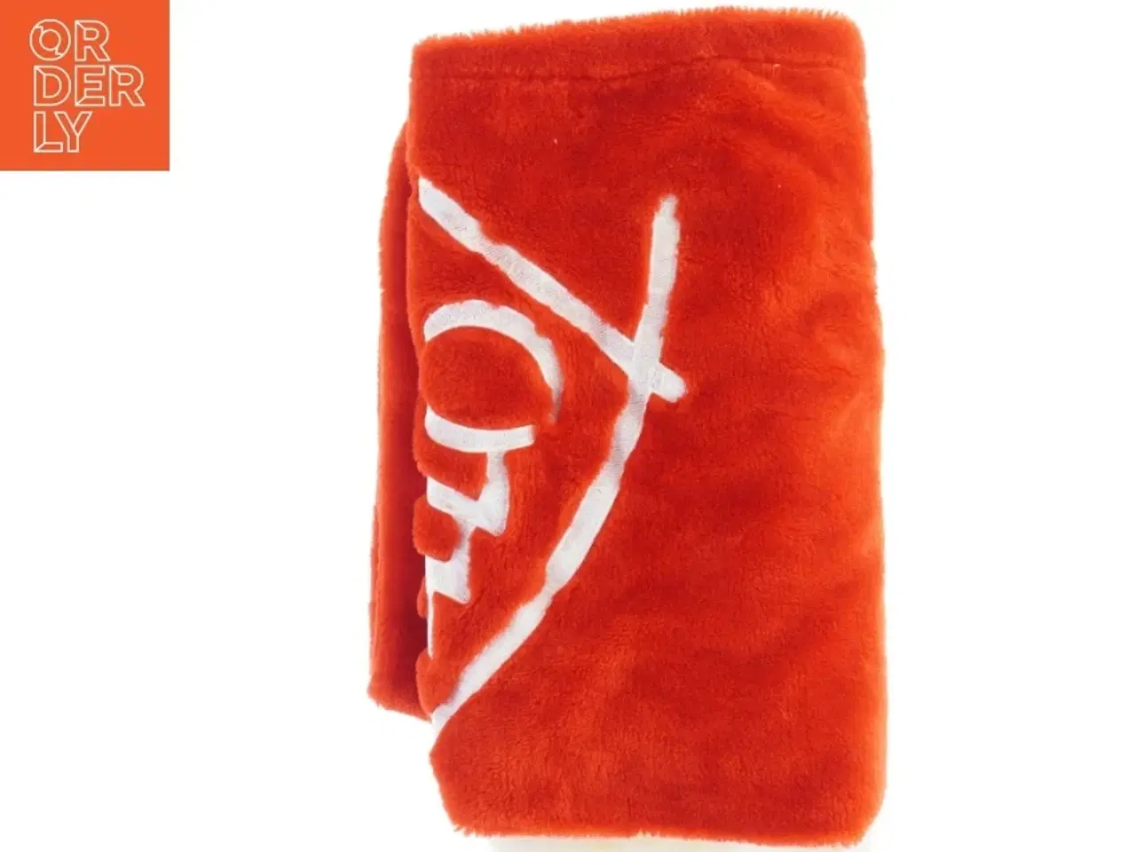Billede 1 - Rødt håndklæde med logo fra Toms (str. 94 x 70 cm)