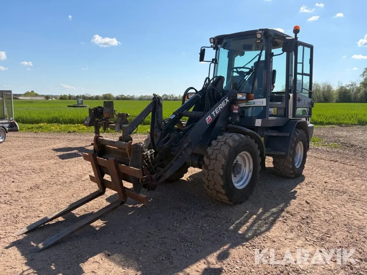 Billede 1 - Minilæsser Terex TL65 -med skovl og pallegaffel