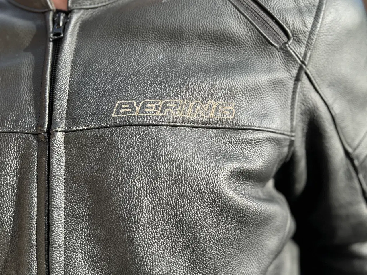 Billede 3 - Bering MC læder jakke og buks sæt