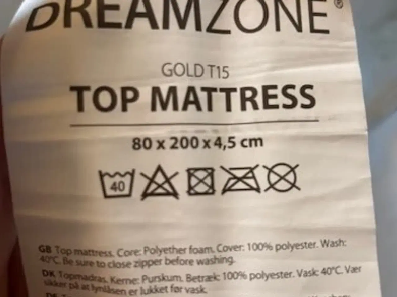 Billede 1 - Topmadras og rullemadras, Dreamzone