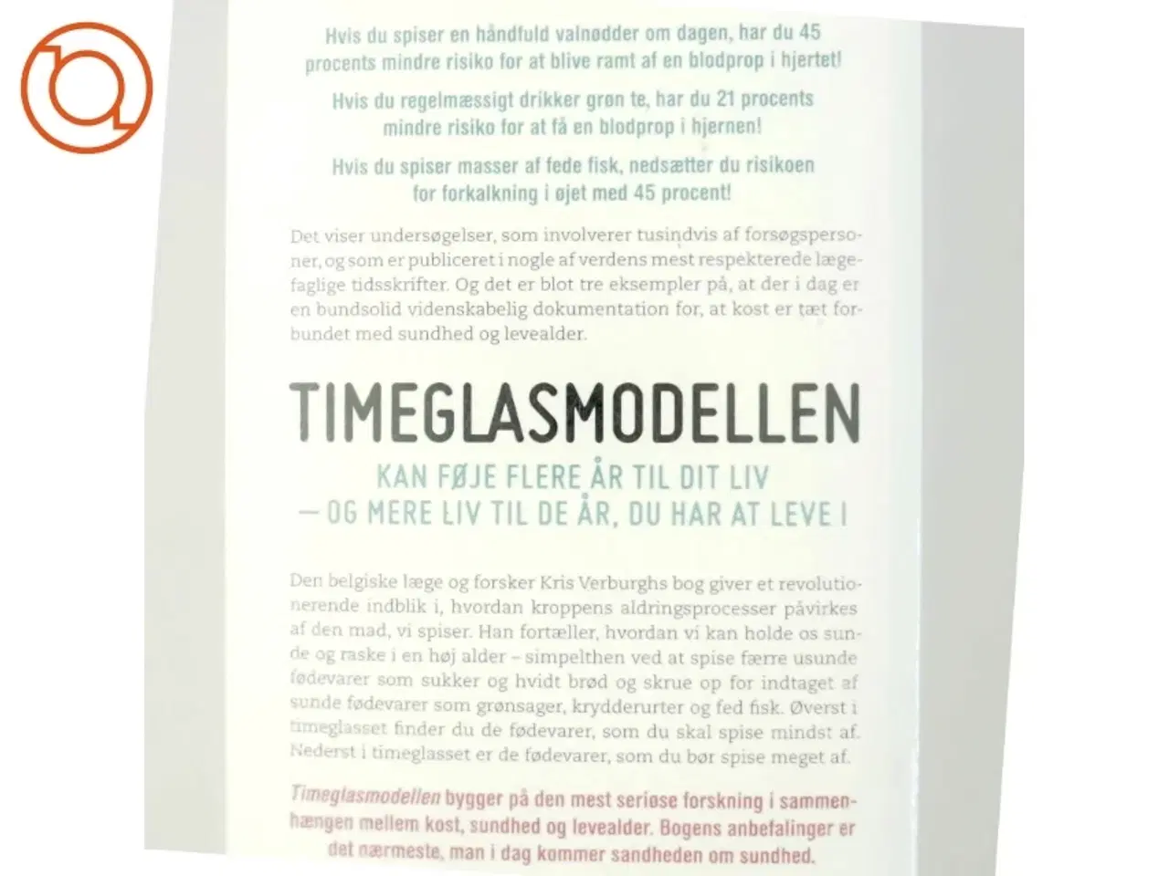 Billede 3 - Timeglasmodellen : om at tabe sig og holde sig ung længere af Kris Verburgh (Bog)