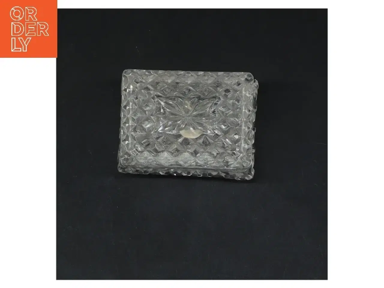 Billede 4 - Glasskål med låg (str. 6,5x5 cm)